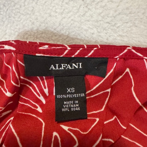 Alfani JM Collection Red Blouse - Picture 4 of 8